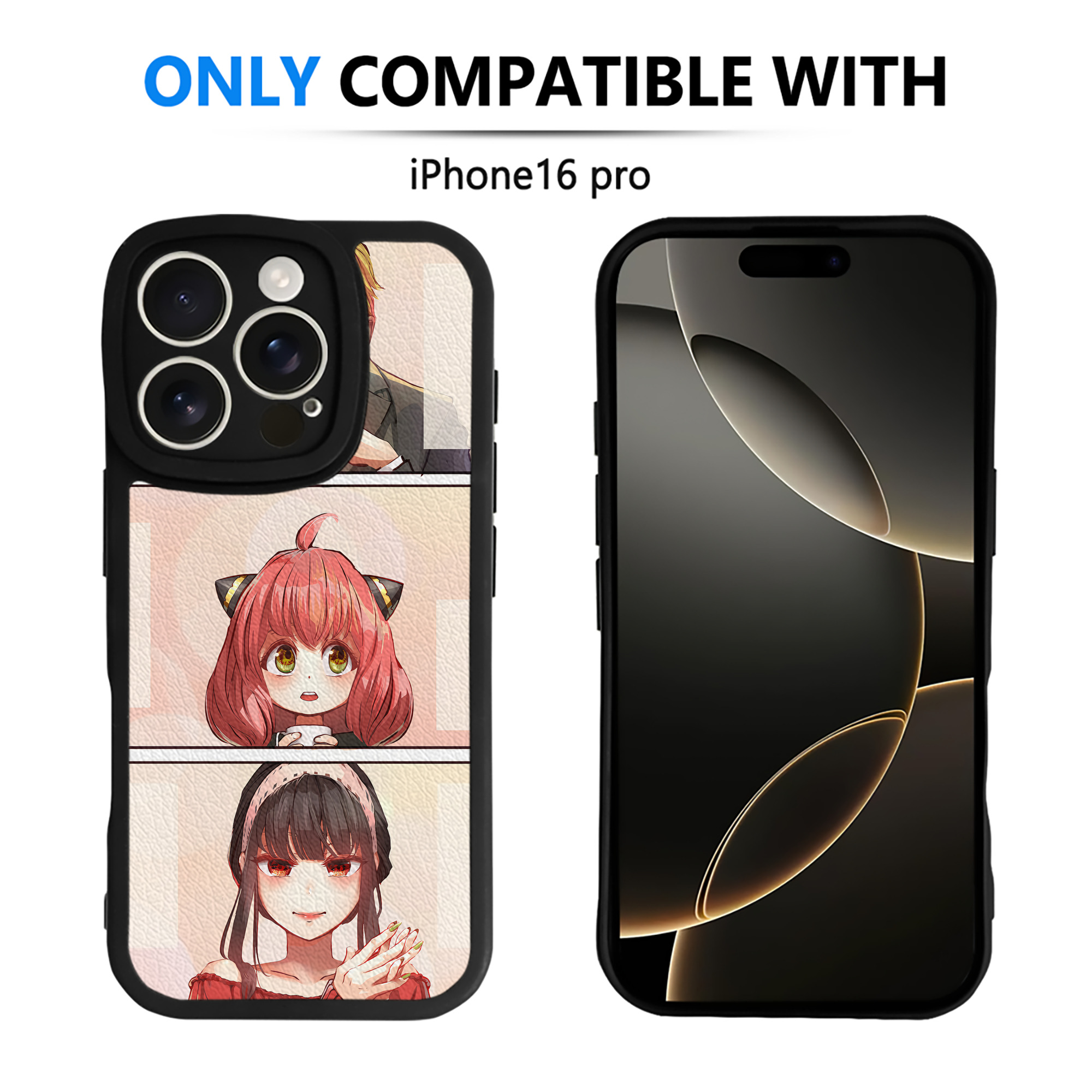 （画像用） SPY×FAMILY间谍家家酒 【iPhone 16シリーズ対応】シリコンスマホケース（レザー調） 材質：シリコン